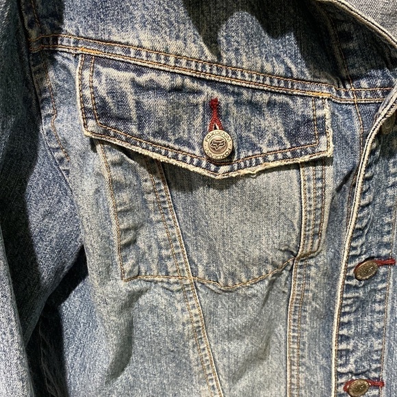 Fox Racing Jean Jacket Vintage EUC - Picture 2 of 14